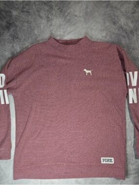 PINK Victoria's Secret Men’s Crewneck Sweater in Mauve Pink